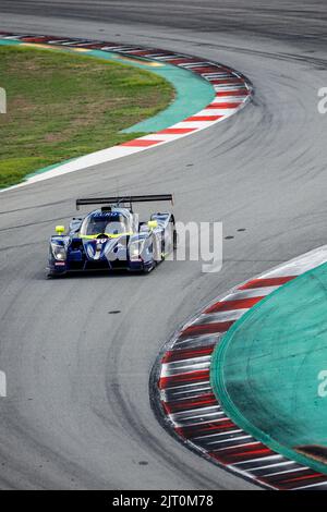 10 HUNT Freddie (gbr), LLOVERAS Xavier (Spa), VAN BERLO Glen (nld), Eurointernational, Ligier JS P320 - Nissan, Aktion während der 4 Stunden von Barcelona 2022, 4. Lauf der 2022 European Le Mans Series auf dem Circuit de Barcelona-Catalunya vom 26. Bis 28. August in Barcelona, Spanien - Foto Xavi Bonilla / DPPI Stockfoto