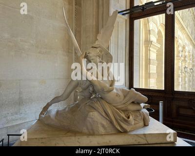 Liebe und Psyche, Louvre, Paris Stockfoto