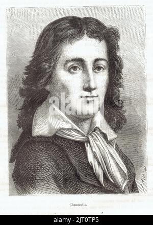 Pierre-Gaspard Chaumette, dit Anaxagoras Chaumette, procureur de la Commune de Paris Stockfoto