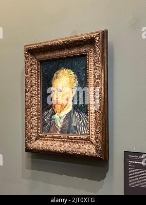 Van Gogh Selbstporträt Stockfoto