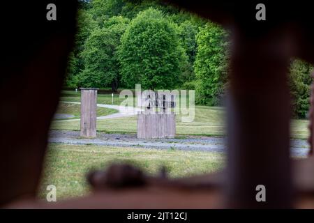 Gedenkstätte und Konzentrationslager Mittelbau-Dora in Nordhausen Stockfoto