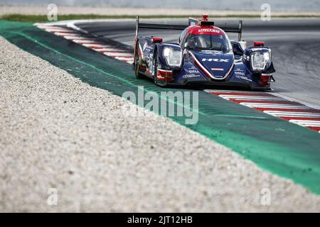 22 GAMBLE Tom (gbr), HANSON Philip (gbr), TAPPY Duncan (gbr), United Autosports, Oreca 07 - Gibson, Aktion während der 4 Stunden von Barcelona 2022, 4. Runde der 2022 European Le Mans Series auf dem Circuit de Barcelona-Catalunya vom 26. Bis 28. August in Barcelona, Spanien - Foto: Xavi Bonilla/DPPI/LiveMedia Stockfoto