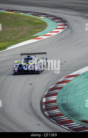 10 HUNT Freddie (gbr), LLOVERAS Xavier (Spa), VAN BERLO Glen (nld), Eurointernational, Ligier JS P320 - Nissan, Aktion während der 4 Stunden von Barcelona 2022, 4. Lauf der 2022 European Le Mans Series auf dem Circuit de Barcelona-Catalunya vom 26. Bis 28. August in Barcelona, Spanien - Foto: Xavi Bonilla/DPPI/LiveMedia Stockfoto