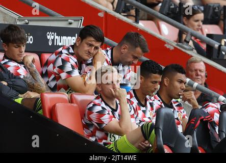 Southampton, England, 27.. August 2022. Während des Spiels der Premier League im St. Mary's Stadium, Southampton. Bildnachweis sollte lauten: Paul Terry / Sportimage Stockfoto