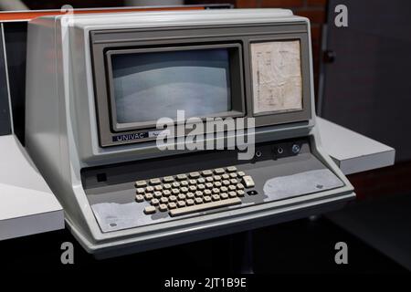 Oslo, Norwegen. 01. Mai 2022: Vintage UNIVAC (Sperry Rand) 1970s Computer im Oslo Museum of Technology.V Stockfoto