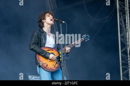 Inhalator beim Victorious Festival 2022. Southsea Common. 27. August 2022. Kredit: Alamy Live Nachrichten/Charlie Raven Gutschrift: Charlie Raven/Alamy Live Nachrichten Stockfoto