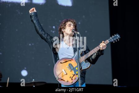 Inhalator beim Victorious Festival 2022. Southsea Common. 27. August 2022. Kredit: Alamy Live Nachrichten/Charlie Raven Gutschrift: Charlie Raven/Alamy Live Nachrichten Stockfoto