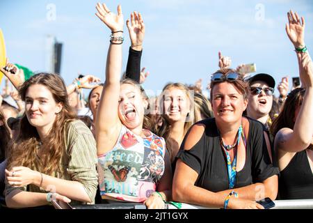 Inhalator beim Victorious Festival 2022. Southsea Common. 27. August 2022. Kredit: Alamy Live Nachrichten/Charlie Raven Gutschrift: Charlie Raven/Alamy Live Nachrichten Stockfoto