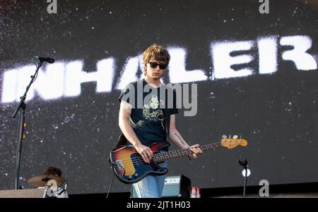 Inhalator beim Victorious Festival 2022. Southsea Common. 27. August 2022. Kredit: Alamy Live Nachrichten/Charlie Raven Gutschrift: Charlie Raven/Alamy Live Nachrichten Stockfoto