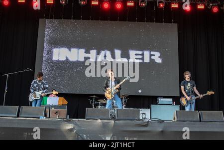 Inhalator beim Victorious Festival 2022. Southsea Common. 27. August 2022. Kredit: Alamy Live Nachrichten/Charlie Raven Gutschrift: Charlie Raven/Alamy Live Nachrichten Stockfoto