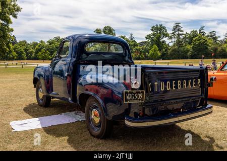 1949 Studebaker 2R5-12 Pick-up Truck auf der American Auto Club Rally of the Giants, die am 10.. Juli 2022 im Blenheim Palace stattfand Stockfoto