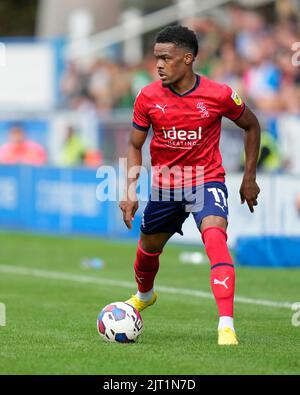 Huddersfield, Großbritannien. 27. August 2022. Grady Diangana #11 von West Bromwich Albion in Huddersfield, Vereinigtes Königreich am 8/27/2022. (Foto von Steve Flynn/News Images/Sipa USA) Quelle: SIPA USA/Alamy Live News Stockfoto