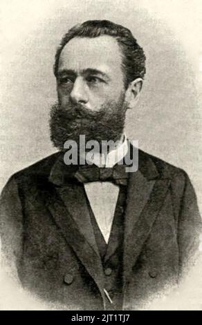 Török János 1892 bw. Stockfoto