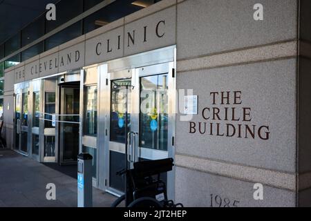 Cleveland Clinic Crile Gebäude auf dem Hauptcampus Stockfoto