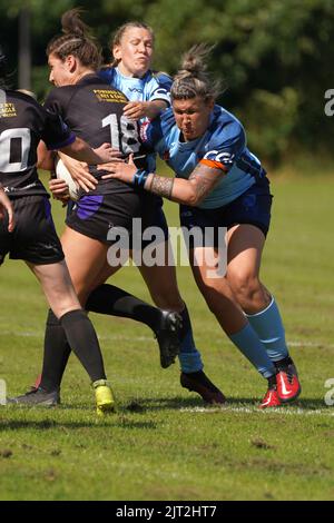 Lauren Aitken aus Cardiff Demans und Wales. 27. August 2022. Pandy Park, Crosskeys Wales. . Kredit:: Penallta Photographics/Alamy Live Stockfoto