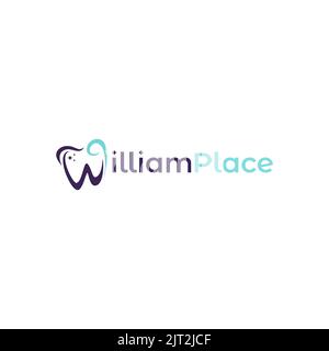 Ein Stock-Vektor mit Dental Icon-Logo-Design-Element Stock Vektor