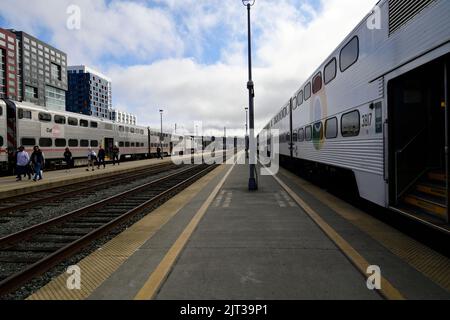 San Francisco Amtrack Bahnhof Stockfoto