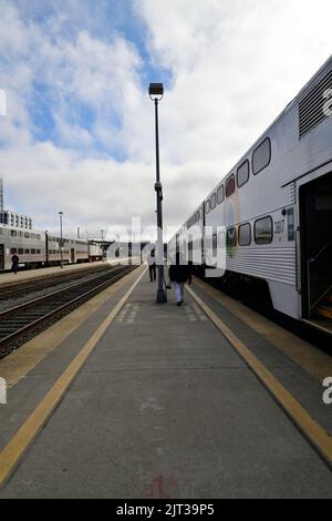 San Francisco Amtrack Bahnhof Stockfoto