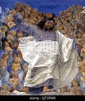 Triumnizher Christ -1483 - Melozzo da Forli. Stockfoto