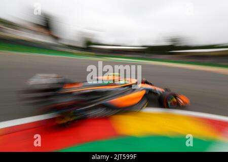 Spa Francorchamps, Vallonia, Belgien. 27. August 2022. Lando Norris (GBR) McLaren MCL36 (Bildnachweis: © Alessio De Marco/ZUMA Press Wire) Stockfoto