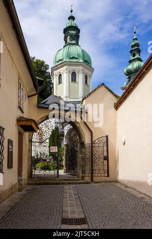 Friedhofstor im Petersdom (Salzburg, Österreich) Stockfoto