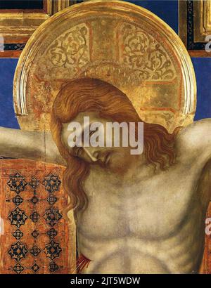 Ugolino Di Nerio, Painted Cross Detail. Stockfoto