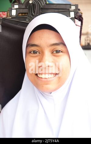 Junge Muslimische Frau, Malaysia, Asien Stockfoto