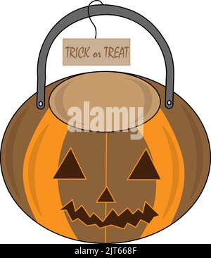Halloween Jack-o-Laterne Trick or Treat Stock Vektor