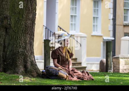 Ein Besuch beim Lincoln Asylum Steampunk Festival im Jahr 2019 Stockfoto