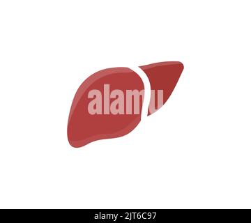 Logo für die menschliche Leber, Hepatitis-Impfung. Bewusstsein für Prävention und Behandlung virale Hepatitis Vektor-Design und Illustration. Stock Vektor