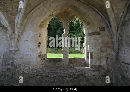 Waverley Abbey in Farnham, Surrey. Stockfoto