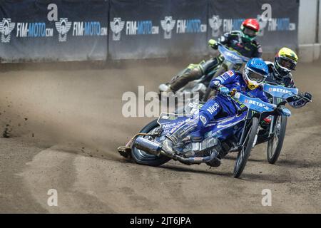 Breslau, Polen. August 27. 2022. Betard FIM Speedway GP von Polen im Olympiastadion. Im Bild: #505 Robert Lambert (GBR) © Piotr Zajac/Alamy Live News Stockfoto