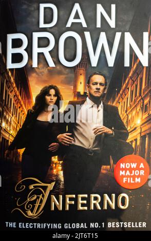 Inferno-Roman von Dan Brown. 2013 Stockfoto