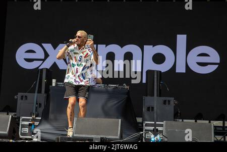 Portsmouth, Großbritannien. 28. August 2022. Beispiel beim Victorious Festival 2022. Southsea Common. 28. August 2022. Kredit: Alamy Live Nachrichten/Charlie Raven Gutschrift: Charlie Raven/Alamy Live Nachrichten Stockfoto