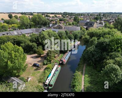 The Maltings Bussiness Park Sawbridgeworth Hertfordshire UK Luftaufnahme Stockfoto