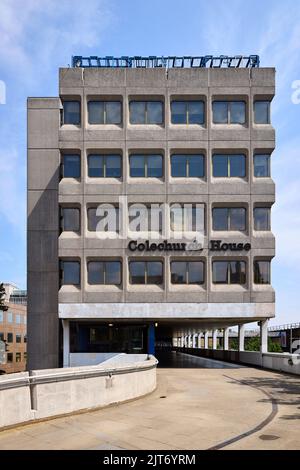 Colechurch House (entworfen von Z. B. Chandler, 1973); London Bridge Walk, London, Großbritannien Stockfoto