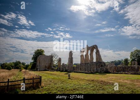 Bayham Old Abbey Stockfoto