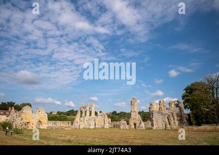 Bayham Old Abbey Stockfoto