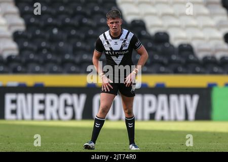 Hull, Großbritannien. 28. August 2022. Will Gardiner #42 von Hull FC während des Spiels in, am 8/28/2022. Quelle: SIPA USA/Alamy Live News Stockfoto