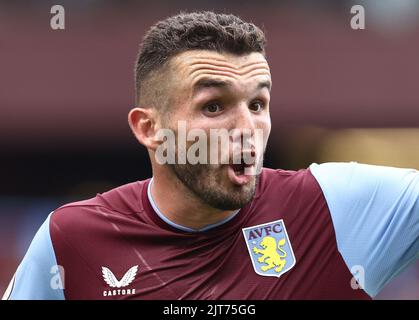 Birmingham, Großbritannien. 28.. August 2022. John McGinn von Aston Villa während des Premier League-Spiels in Villa Park, Birmingham. Bildnachweis sollte lauten: Andrew Yates / Sportimage Kredit: Sportimage/Alamy Live News Stockfoto