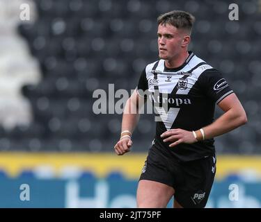 Hull, Großbritannien. 28. August 2022. Will Gardiner #42 von Hull FC während des Spiels in, am 8/28/2022. Quelle: SIPA USA/Alamy Live News Stockfoto