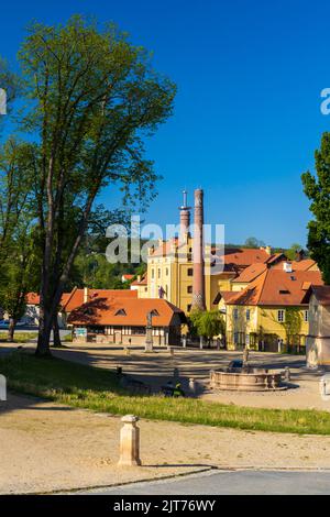 Zisterzienserkloster Plasy in Westböhmen, Tschechische Republik Stockfoto