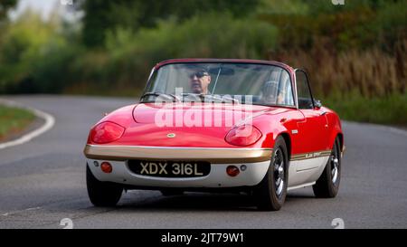 1972 1558cc roter Lotus Elan Sprint Stockfoto