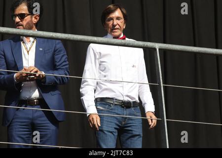 Spa, Belgien. 28. August 2022. Spa Francorchamps, Belgien. , . Podium, Credit: SPP Sport Press Foto. /Alamy Live-Nachrichten Kredit: SPP Sport Press Foto. /Alamy Live News Stockfoto