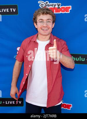 27. August 2022 - Los Angeles, Kalifornien - Sean Giambrone. Marvel's Spidey and His Amazing Friends ''Glow Webs Glow' (Kreditbild: © Billy Bennight/AdMedia via ZUMA Press Wire) Stockfoto