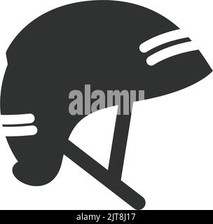 Skateboard Helm Symbol Design Illustration Vorlage Stock Vektor