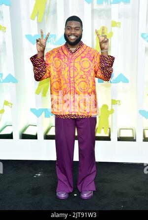 Newark, New Jersey, USA. 28. August 2022. Khalid bei den 2022 MTV-VMAs im Prudential Center am 28. August 2022 in Newark, New Jersey. Quelle: John Palmer/Media Punch/Alamy Live News Stockfoto