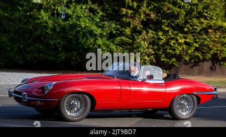 1969 4200cc Red e Jaguar Stockfoto