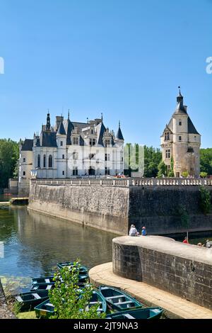 Chateau de Chenonceau. Frankreich. Stockfoto