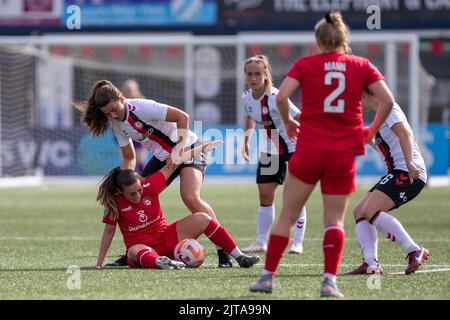 21.. August 2022. Barclays Women’s Championship-Spiel zwischen Coventry United und Bristol City in der Butts Park Arena. Stockfoto